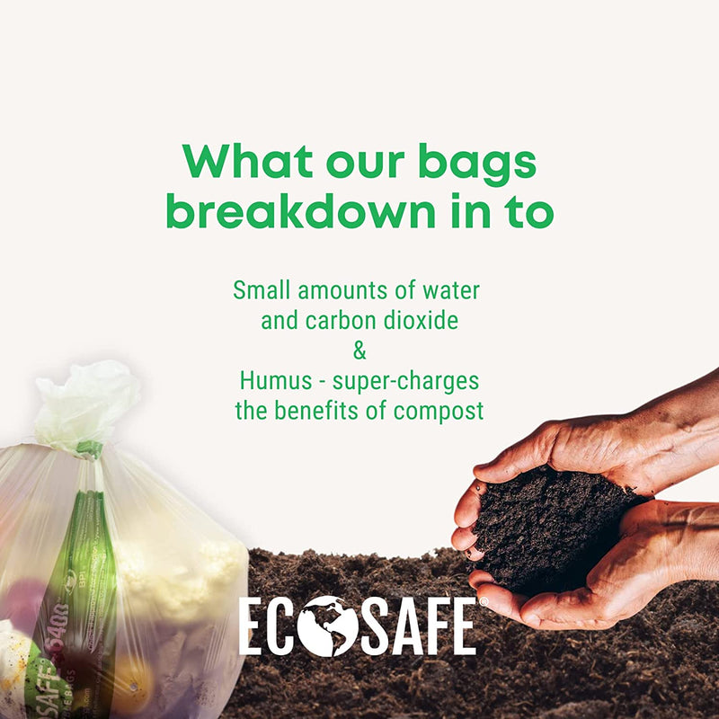 EcoSafe-6400 HB3039-8 Certified Compostable Bag